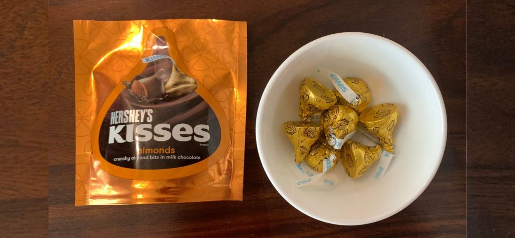 hershey's kisses almonds