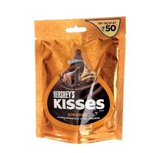 hershey’s kisses milk chocolate, almonds, cookies ‘n’ creme