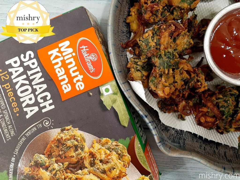 haldiram spinach pakora review