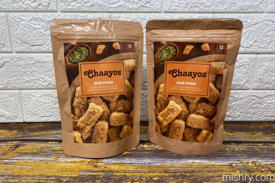 chaayos gur para packing