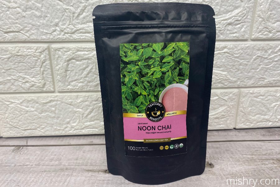 tea curry noon chai packaging