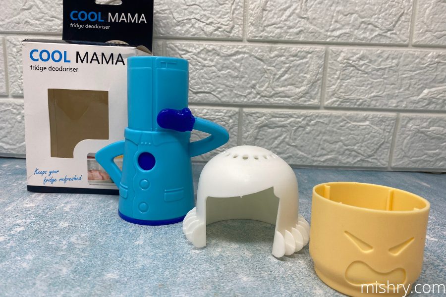 the different parts of chill mama fridge deodoriser