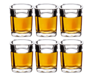 PARACITY 6-Pack Shot Glasses Set