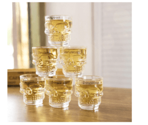 PrimeWorld Skull Shot Glass Set