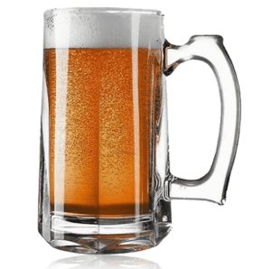 SYANKA Italian Premium Glass Beer Mugs