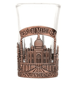 Skywalk Taj Mahal India Shot Glass