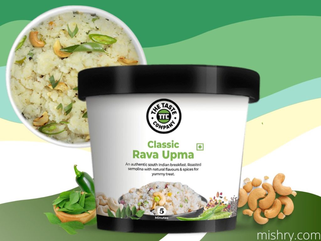 the taste company classic rava upma review