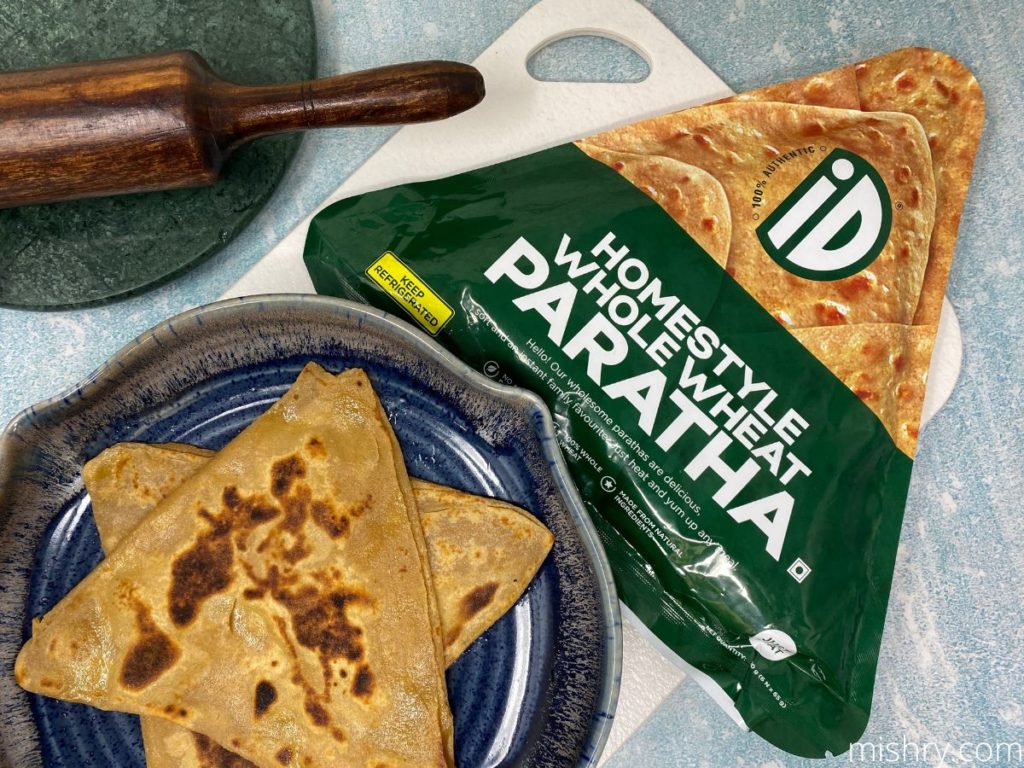 id whole wheat paratha