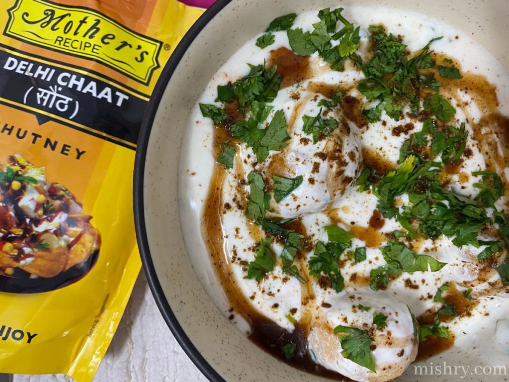 mother's recipe delhi chaat chutney review