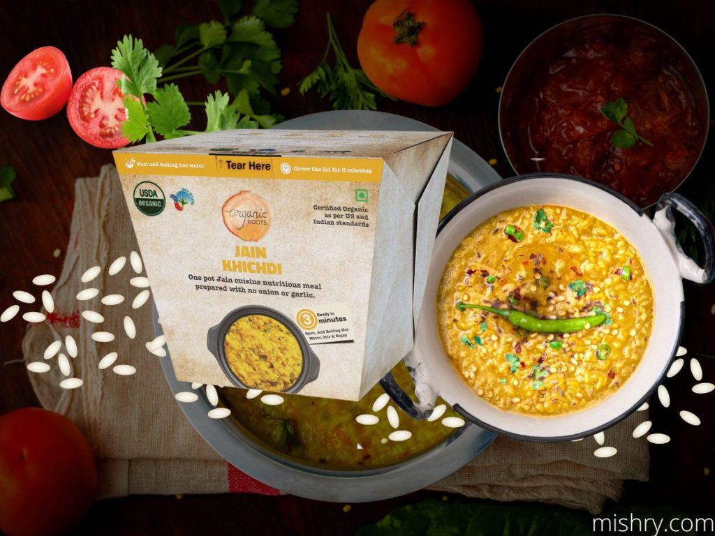 organic roots jain khichdi review