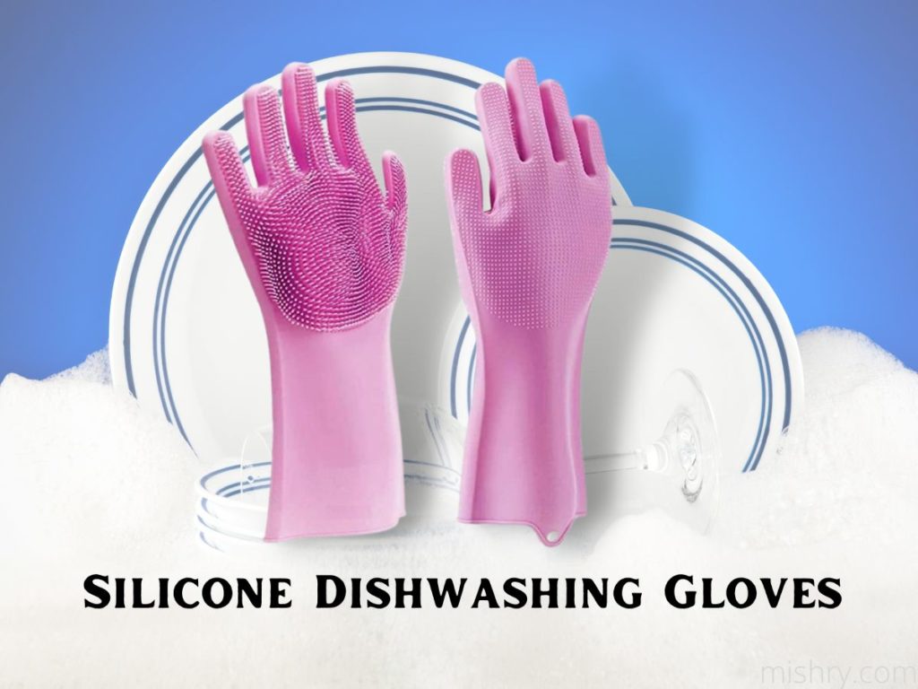 silicone dishwashing gloves