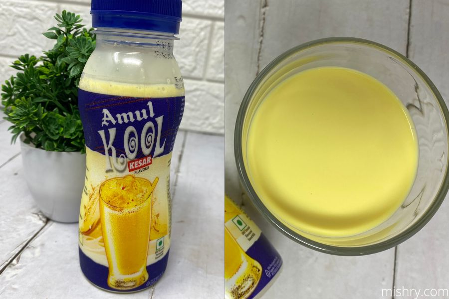 amul kool milk kesar