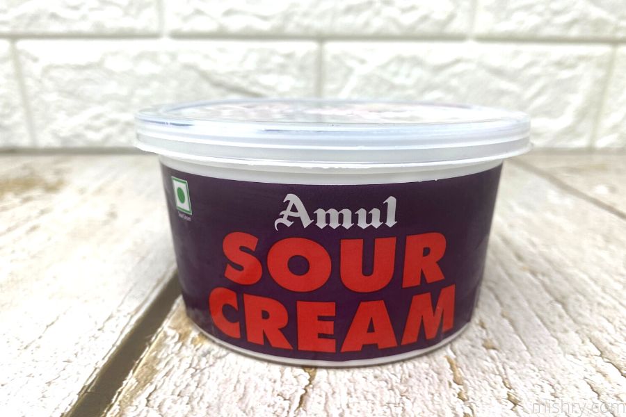 amul sour cream packing