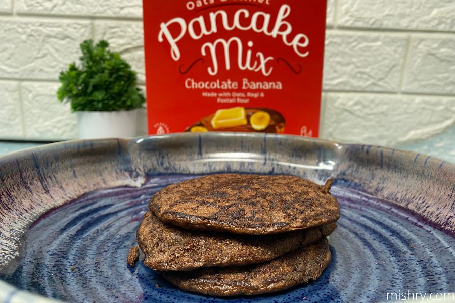 foodstrong pancake mix chocolate banana ready to eat