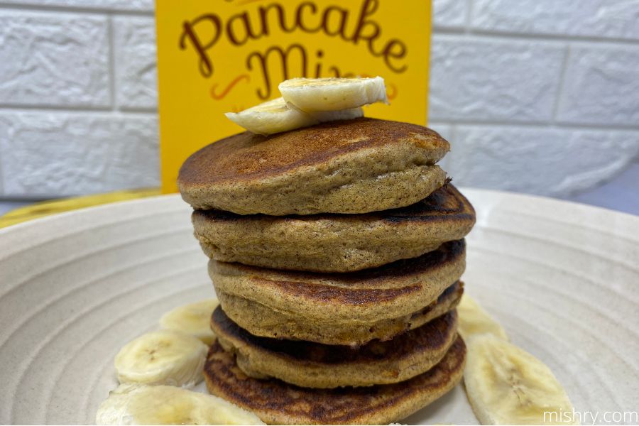 foodstrong pancake mix vanilla banana ready to eat