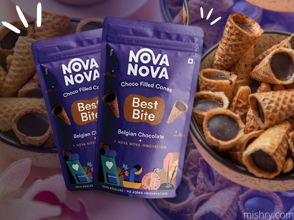 nova nova choco filled cones