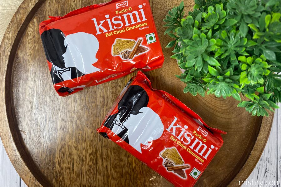 parle g kismi dal chini cinnamon biscuits packing