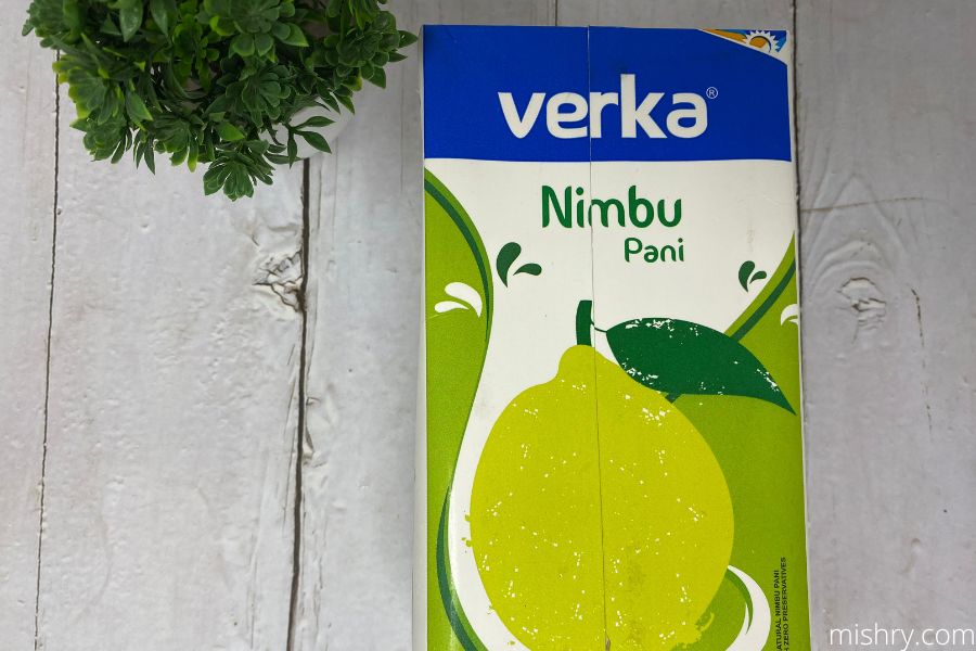 verka nimbu pani packaging