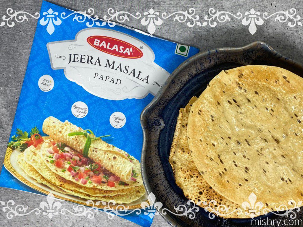 balasa jeera masala papad