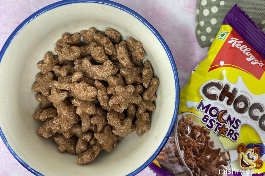 kellogg's chocos moons and stars tasting