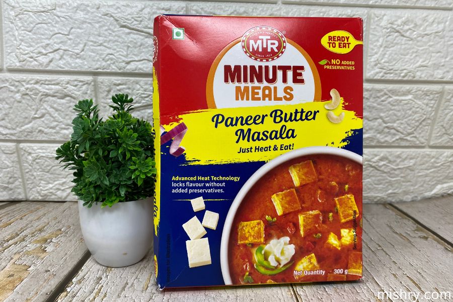 mtr paneer butter masala carton