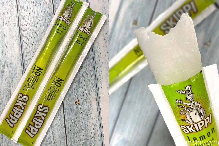 skippi ice pops lemon