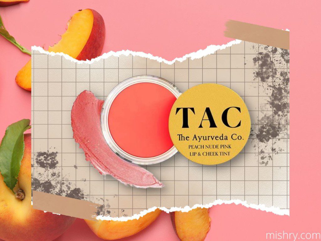 tac the ayurveda co lip cheek tint