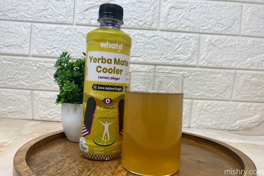 what if tea coolers yerba mate lemon ginger