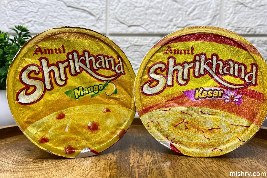 amul shrikhand packing