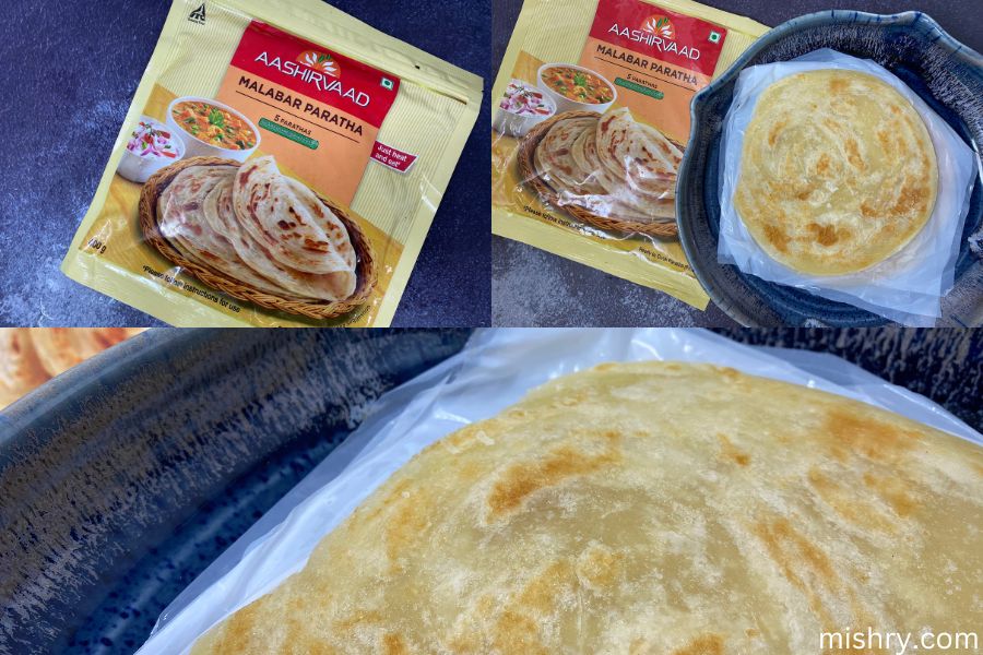 malabar paratha frozen aashirvaad uncooked