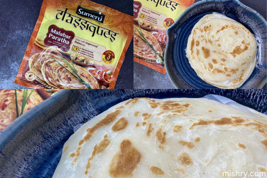 malabar paratha frozen sumeru uncooked