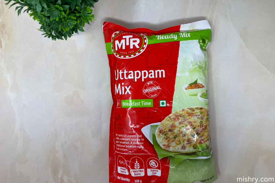 mtr uttappam mix packing