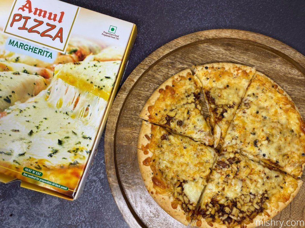 amul frozen margherita pizza review