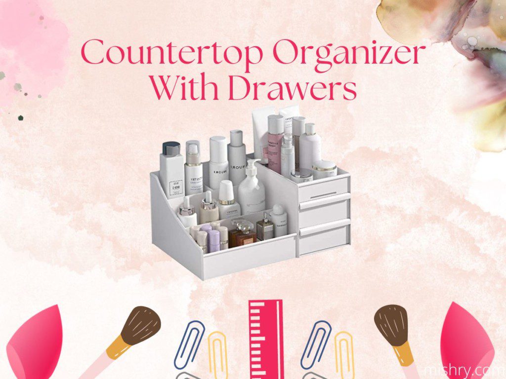 countertop organizer with drawers