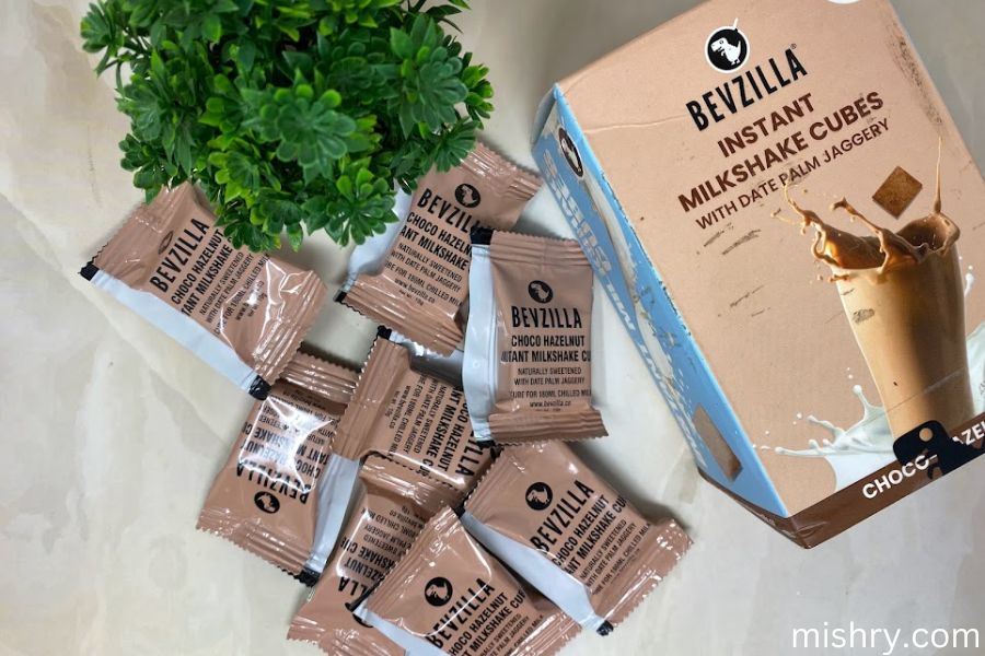 Bevzilla Instant Milkshake cubes packaging