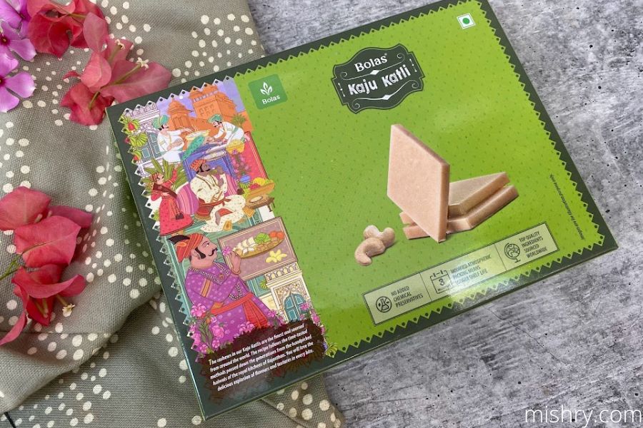 Bolas sweet kaju katli outer box