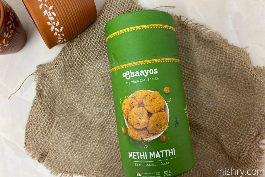 Chaayos Methi Matthi carton pack