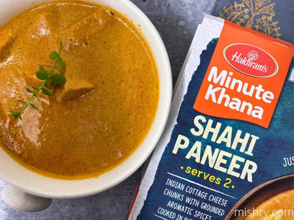 Haldiram Ready To Eat Shahi Paneer Review