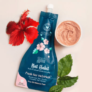 4. Nat Habit Hibiscus Hair Mask